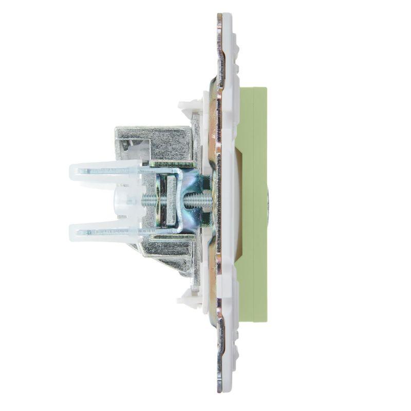  Розетка TV оконечная SKANDY SK-A12G мятный IEK SK-A10-O-K06 фото в каталоге от BTSprom.by