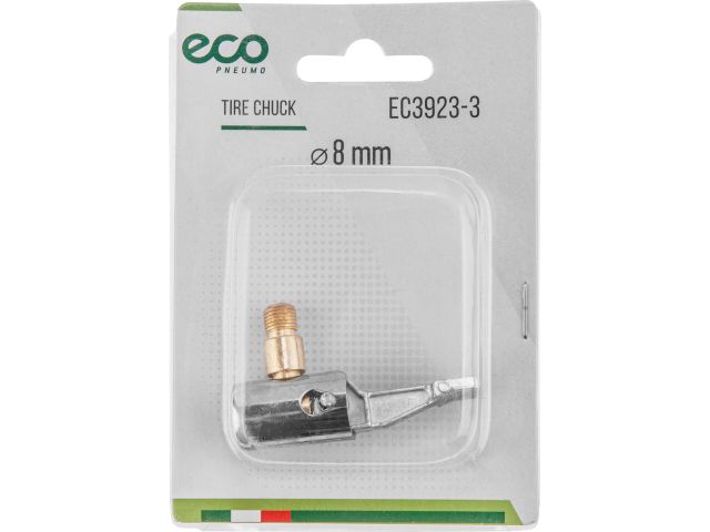 наконечник для подкачки шин (резьба 8 мм, угловой, сталь) eco ec3923-3 от BTSprom.by