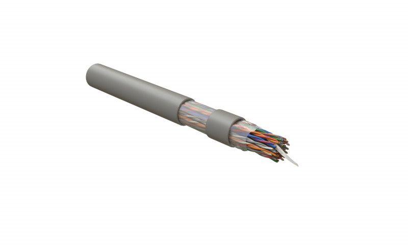 кабель витая пара неэкранир. u/utp кат.3 25 пар 24 awg ож solid lszh нг(c)-hf -20град.c-+60град.c uutp25-c3-s24-in-lszh-gy (utp25-c3-solid-indoor-lszh) сер. hyperline 46727 от BTSprom.by