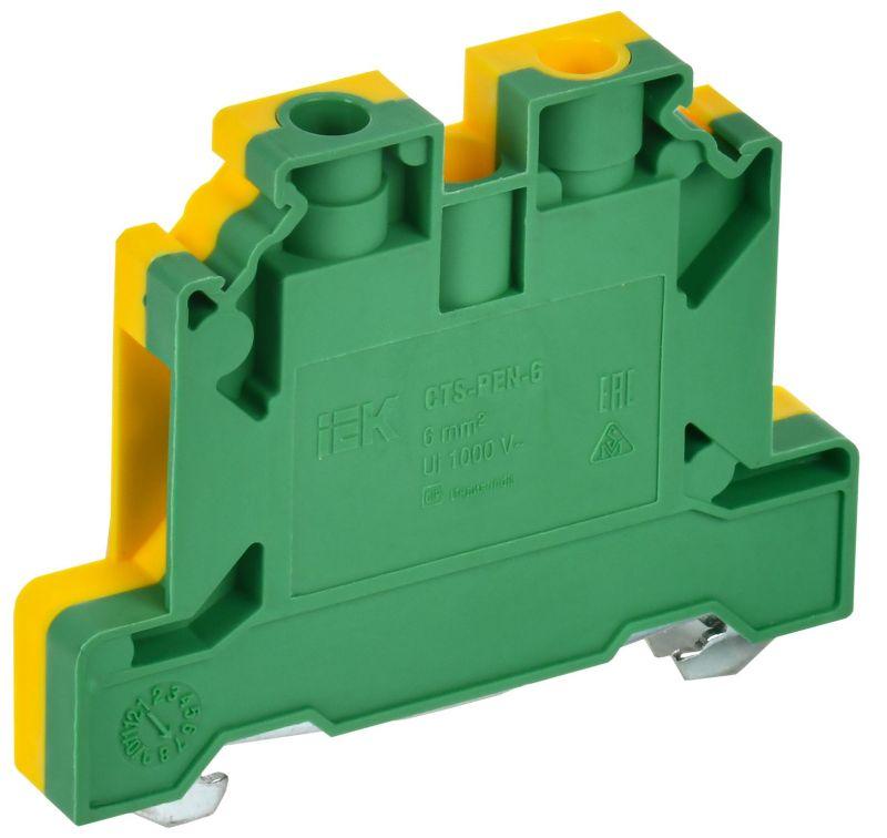 колодка клеммная cts-pen armafix земля 6кв.мм желт./зел. iek yct11-00-k52-006 от BTSprom.by
