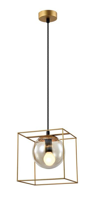 светильник подвесной (подвес) miyuki 5146-210 1хe14 40вт лофт-кантри потолочный золото rivoli б0055494 от BTSprom.by