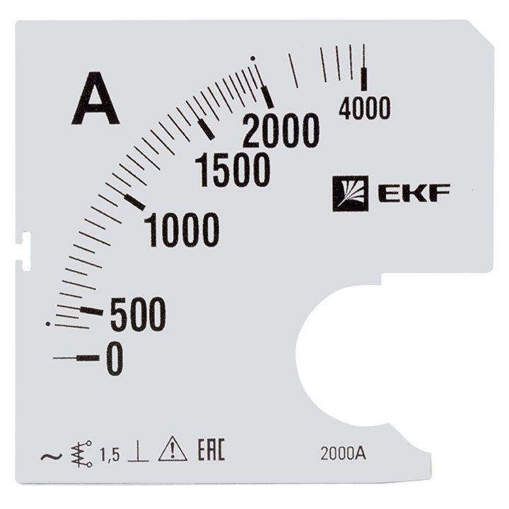 шкала сменная для a961 2000/5а-1.5 proxima ekf s-a961-2000 от BTSprom.by