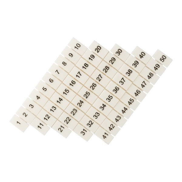 маркеры для ut/st/push-in 4 с нумерацией 1-50 (уп.100шт) ekf zb-st-4-1-50 от BTSprom.by