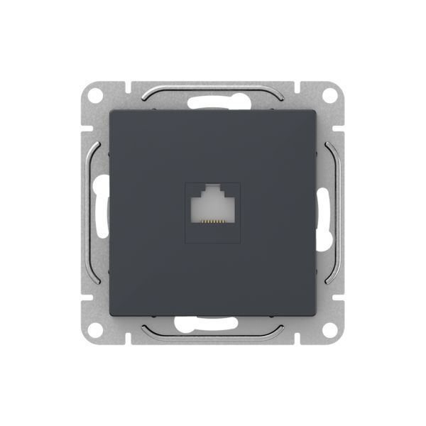 розетка телефонная 1-м сп эпика rj11 механизм графит ekf up1-sog-rj11 от BTSprom.by