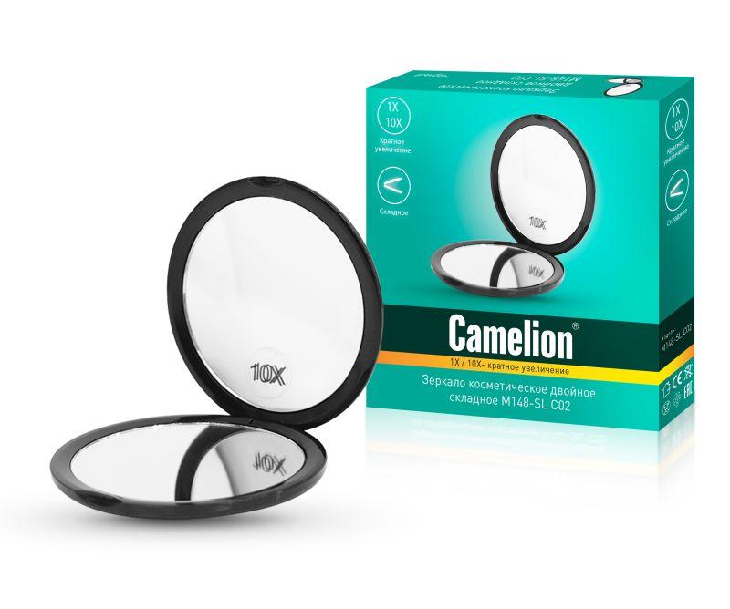 зеркало m148-sl складное 1х/10х двойн. черн. camelion 13000 от BTSprom.by