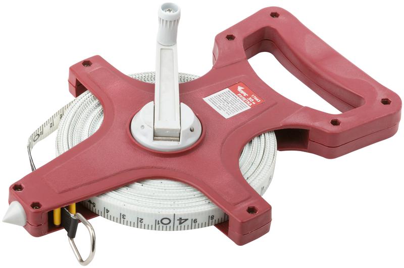  Рулетка землемерная 30м фибергласовая лента открытый корпус красн. КУРС 17663 фото в каталоге от BTSprom.by