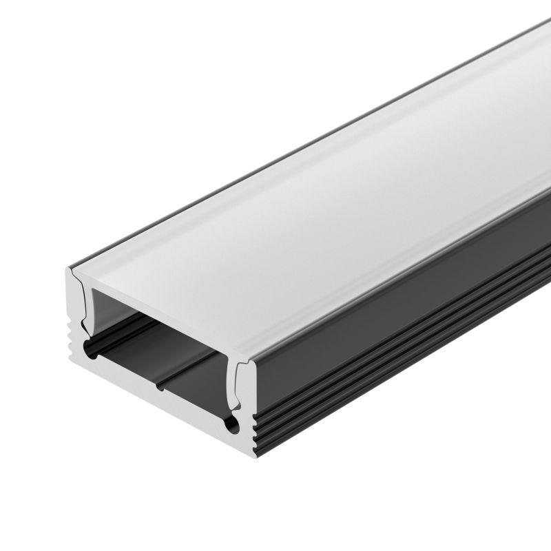 профиль sl-slim-h7-2000 black l2000 алюм. arlight 037110 от BTSprom.by