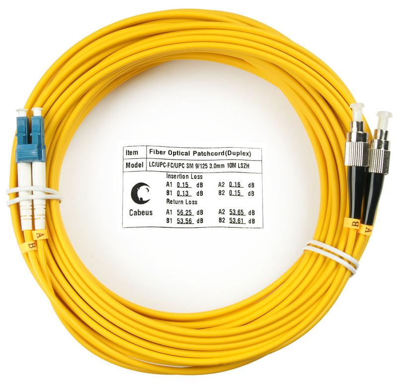 шнур оптический fop(d)-9-lc-fc-10m duplex lc-fc 9/125см 10м lszh cabeus 7509c от BTSprom.by