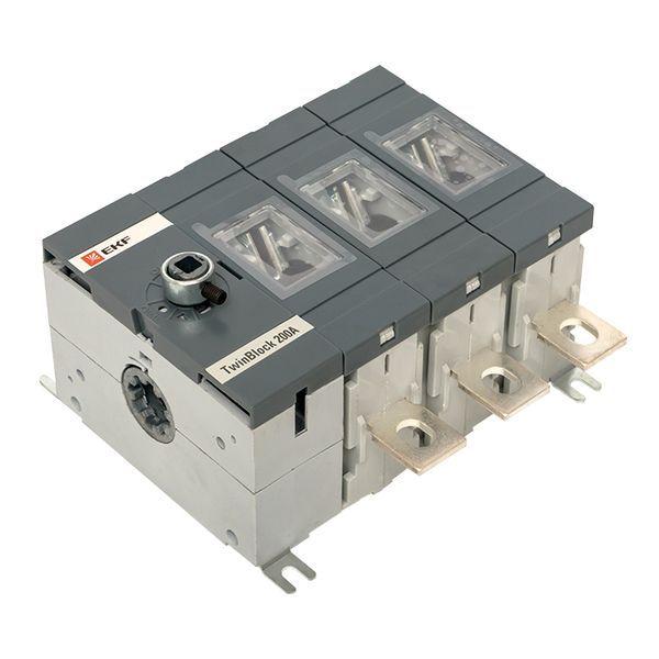  Рубильник 3п 200А без рукоятки управления TwinBlock PROxima EKF tb-s-200-3p фото в каталоге от BTSprom.by