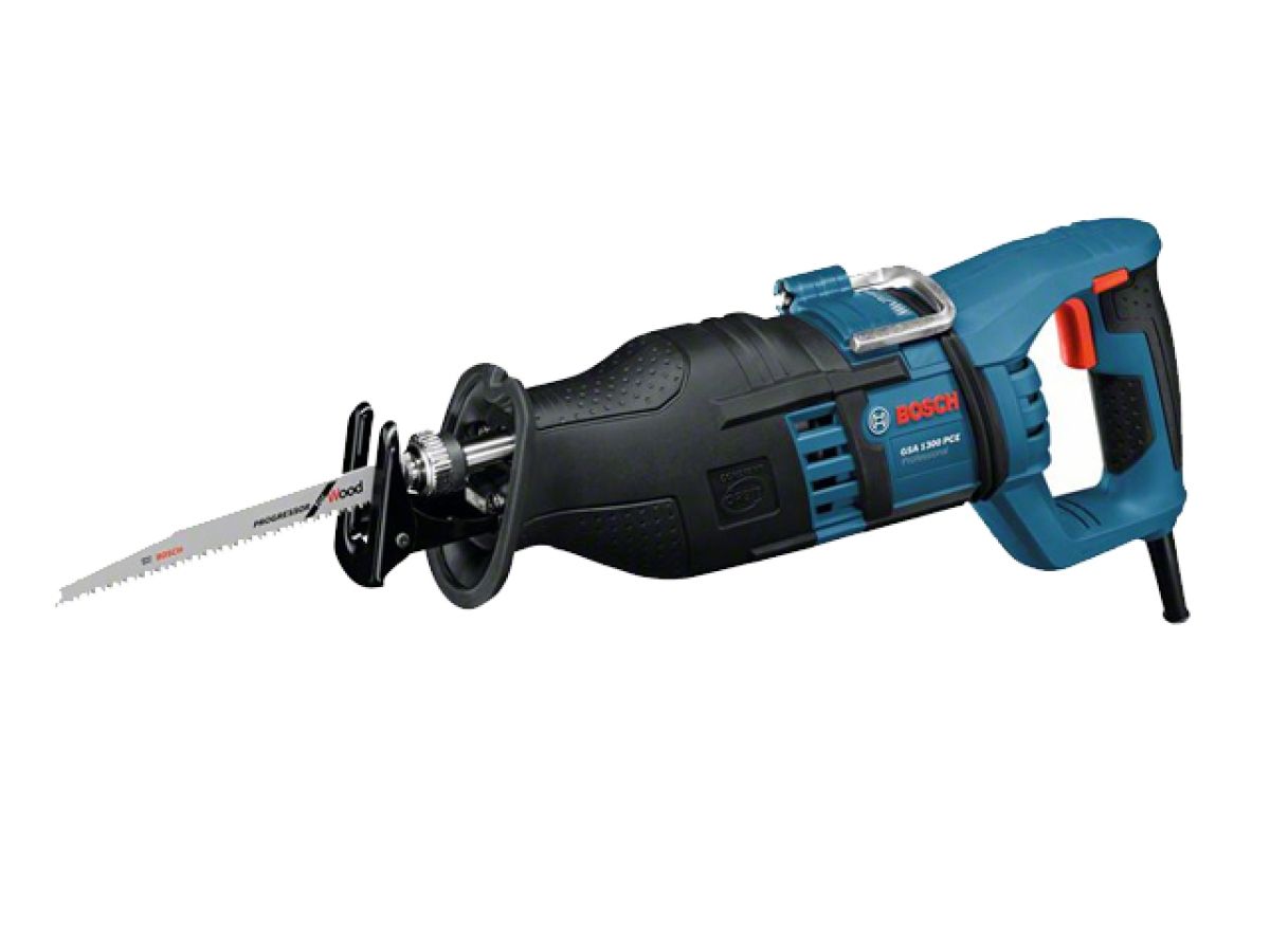 сабельная пила bosch gsa 1300 pce в чем. + 2 пильных полотна (1300 вт, дерево до 230 мм, металл до 20 мм) 060164e200 от BTSprom.by