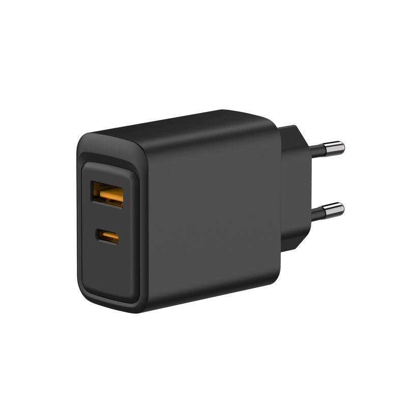 устройство зарядное сетевое с портами usb-a и usb-c 30вт черн. rexant 18-2219 от BTSprom.by