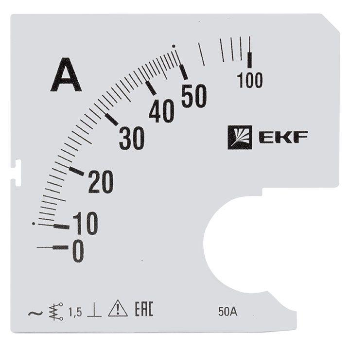 шкала сменная для a961 50/5а-1.5 proxima ekf s-a961-50 от BTSprom.by
