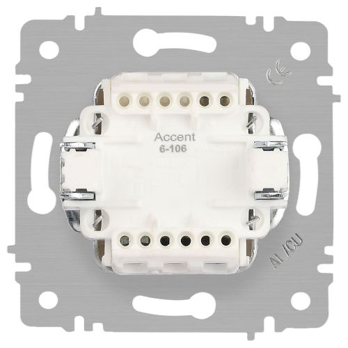  Выключатель 3-кл. СП Accent 6-106-08 10А IP20 250В AL/CU бронза Intro Б0063547 фото в каталоге от BTSprom.by