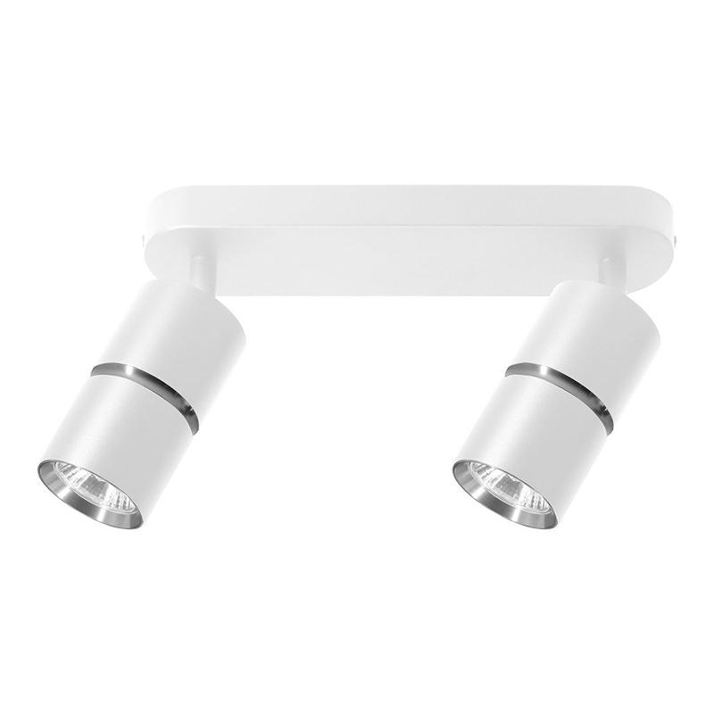 светильник настенно-потолочный под лампу gu10 бел. хром feron 48644 от BTSprom.by