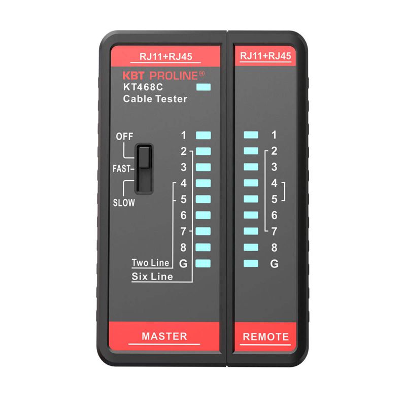 lan-тестер кабельный kt 468c proline квт 88552 от BTSprom.by