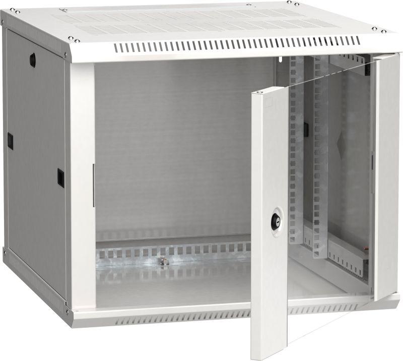 шкаф 19дюйм linea w 6u 600х600мм настен. стекл. дверь ral7035 itk lwr3-06u66-gf от BTSprom.by