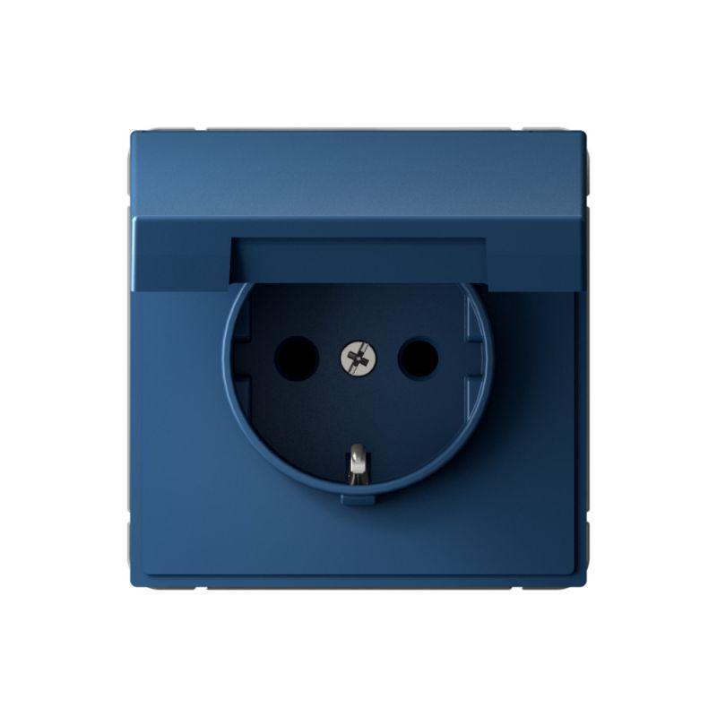 розетка artgallery 16а ip20 с заземл. со шторками с крышкой быстрозажим. клем. механизм аквамарин se gal001146s от BTSprom.by