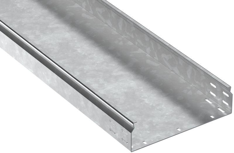 Лоток листовой неперфорир. 80х300 L2500 сталь 2.0мм HDZ ESCA 7 IEK CLN10-080-300-200-D25-HDZ от BTSprom.by