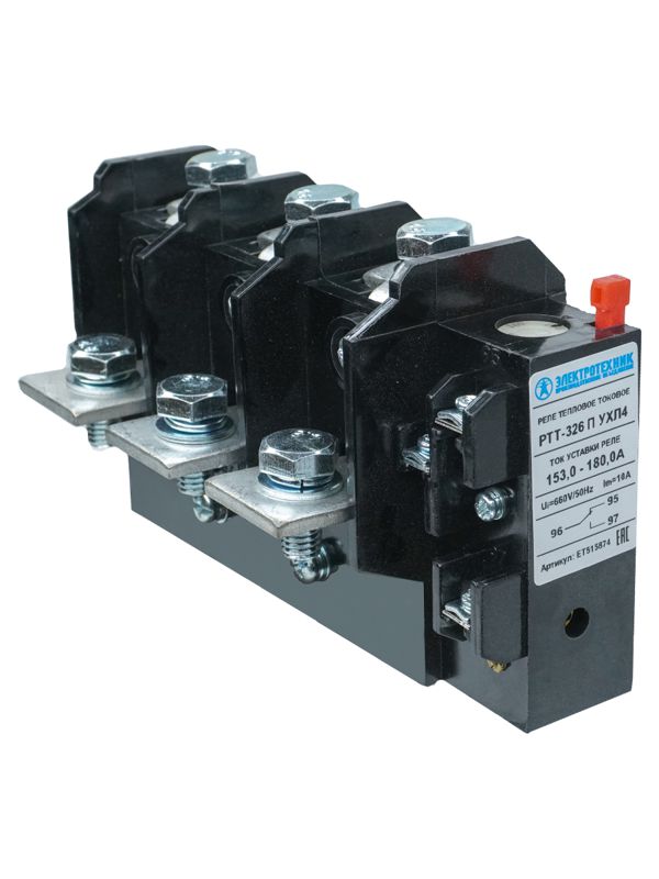 реле тепл. ртт-326 п ухл4 180а ip00 электротехник et515874 от BTSprom.by