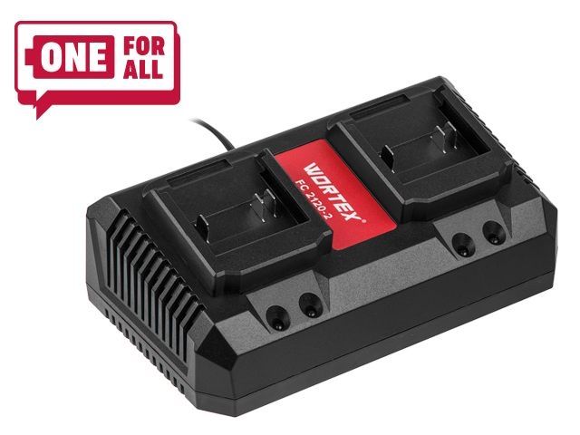 зарядное устройство wortex fc 2120-2 all1 xlt 2 слота, 4 а + 4 а (быстрая зарядка) 0329183 от BTSprom.by