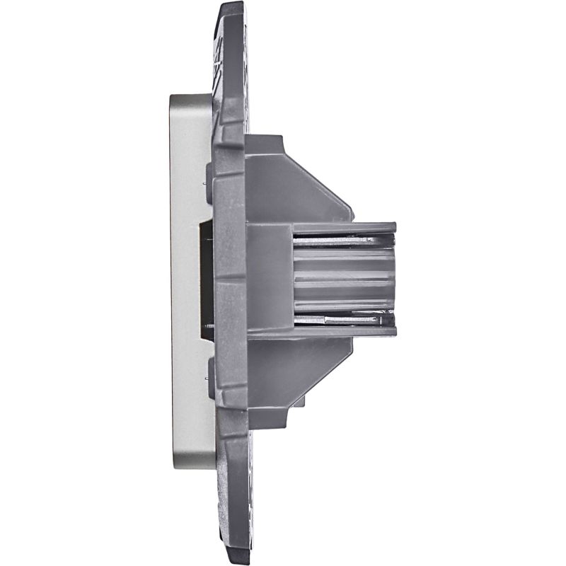  Розетка телефонная Inspiria RJ11 механизм алюм. IEK 673822 фото в каталоге от BTSprom.by