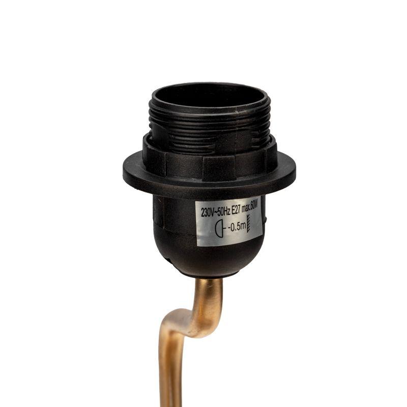  Светильник декоративный настольный Акцент "Леопард" золотой с черн. абажуром с цоколем Е27 40Вт Rexant 603-1020 фото в каталоге от BTSprom.by