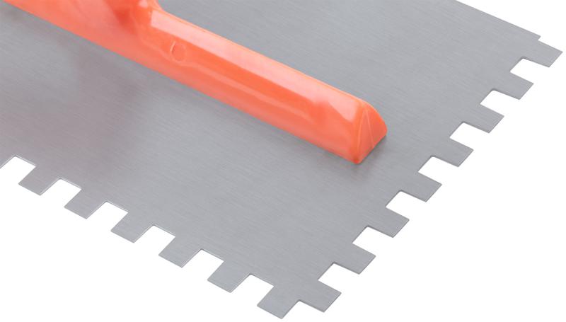  Гладилка зубчатая 280х130мм зуб 8х8мм пластик. ручка стальная КУРС 05138 фото в каталоге от BTSprom.by