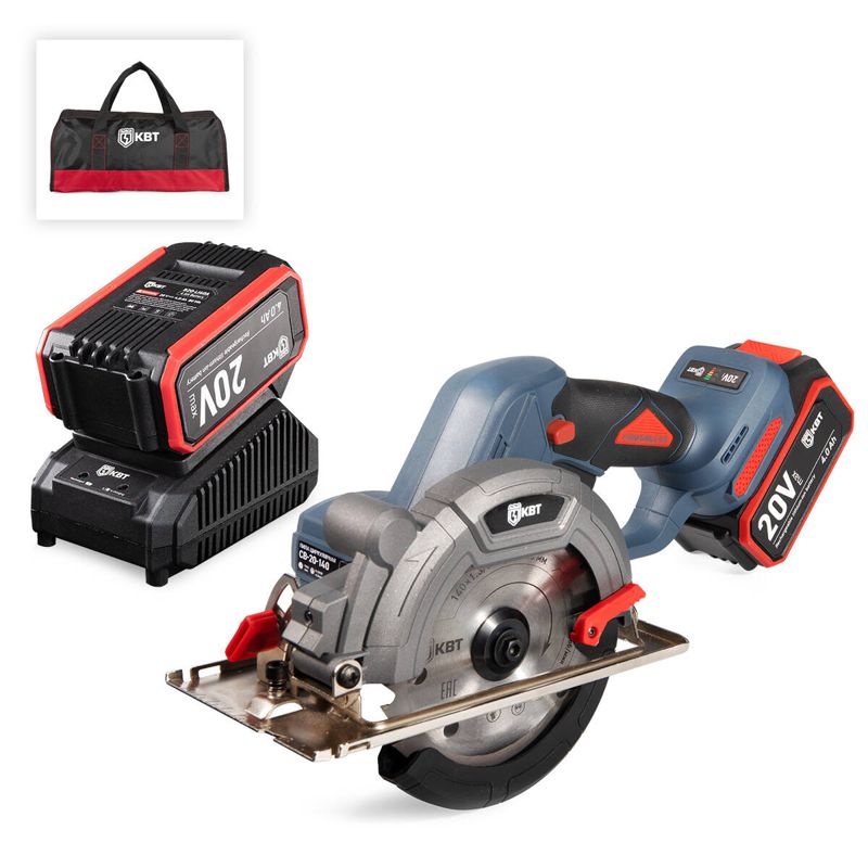 пила циркулярная аккумуляторная cb-20-140 профи квт 104532 от BTSprom.by