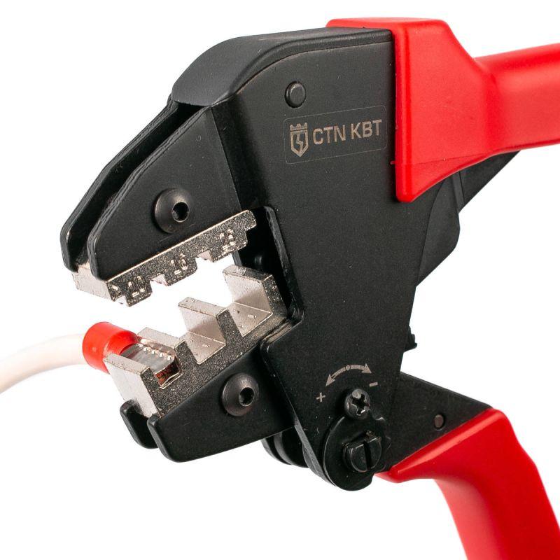  Пресс-клещи с набором матриц CTN КВТ 80102 фото в каталоге от BTSprom.by