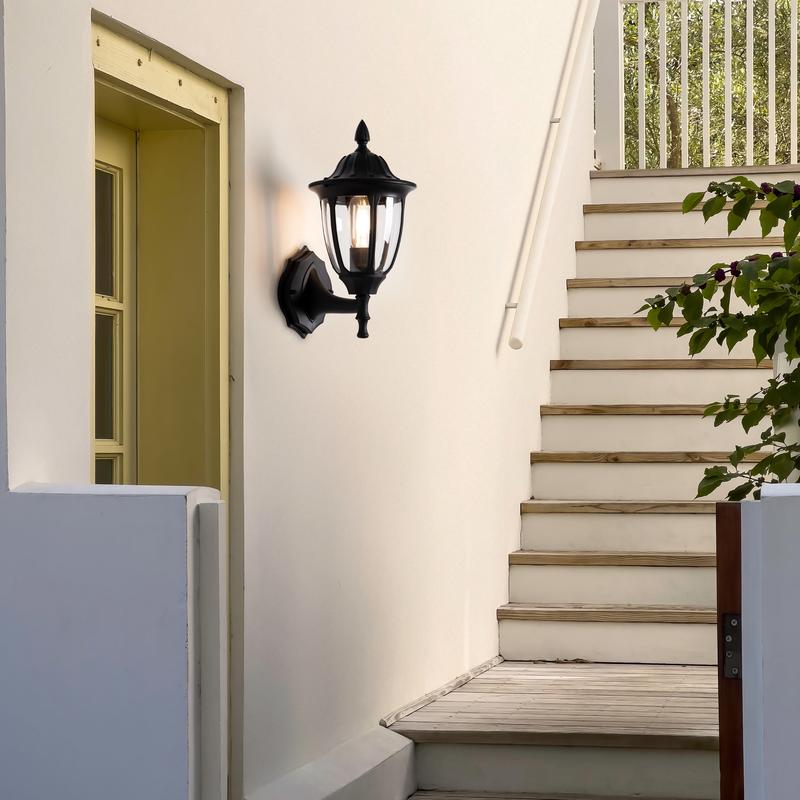  Светильник Frak 1х13Вт E27 IP44 бра настен. Voltega VGL7305WL-01B фото в каталоге от BTSprom.by