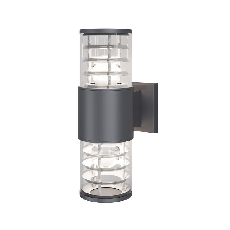  Светильник Bronx 2х60Вт E27 IP54 бра настен. Maytoni O576WL-02GR фото в каталоге от BTSprom.by