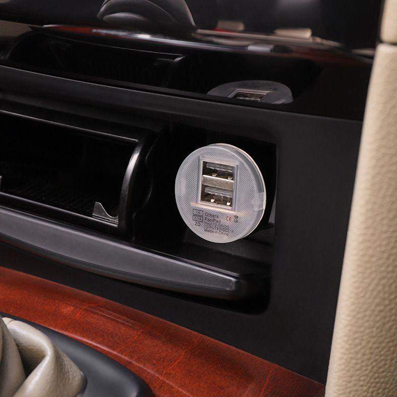 автозарядка в прикуриватель 2хusb с индикацией (азу) (1000+2100 ma) черн. rexant 18-1190 от BTSprom.by