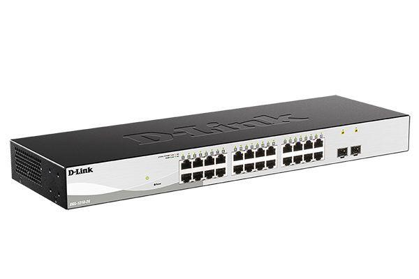 коммутатор настраиваемый dgs-1210-26/f3a websmart (24 порта 10/100/1000base-t и 2 порта 1000base-x sfp) d-link 1868854 от BTSprom.by
