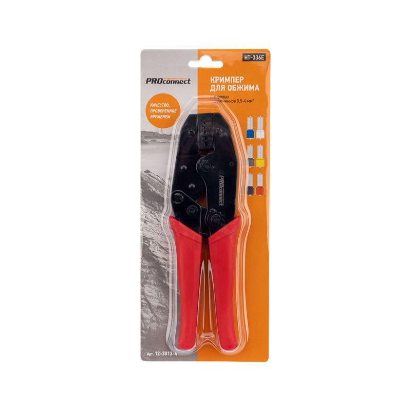  Кримпер для обжима штыревых наконечников 0.5-4.0кв.мм (ht-301 E) PROCONNECT 12-3013-4 фото в каталоге от BTSprom.by