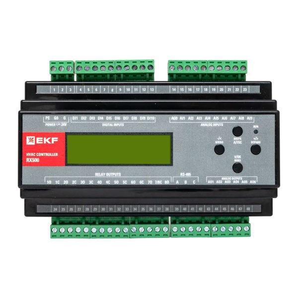  Контроллер конфигурируемый для систем отопления и ГВС EKF RX500-H фото в каталоге от BTSprom.by