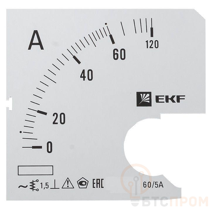 Шкала сменная для A961 60/5А-1.5 PROxima EKF s-a961-60 фото в каталоге от BTSprom.by  Шкала сменная для A961 60/5А-1.5 PROxima EKF s-a961-60 фото в каталоге от BTSprom.by