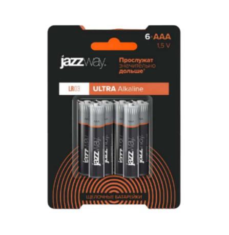 элемент питания алкалиновый aaa/lr03 ultra alkaline bl- 6 (уп.6шт) jazzway 5057555 от BTSprom.by