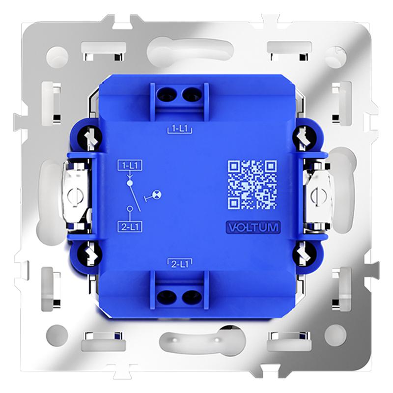  Выключатель 1-кл СП S70 10А с подсветкой механизм бел. глянцевый Voltum VLS010201 фото в каталоге от BTSprom.by