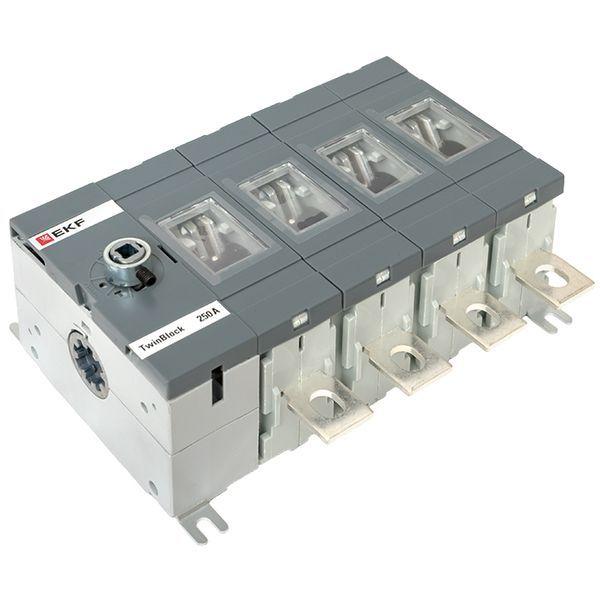  Рубильник 4п 250А без рукоятки управления TwinBlock EKF tb-s-250-4p фото в каталоге от BTSprom.by