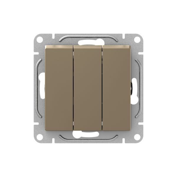 выключатель 3-кл. сп эпика механизм шампань ekf up1-swc-31 от BTSprom.by