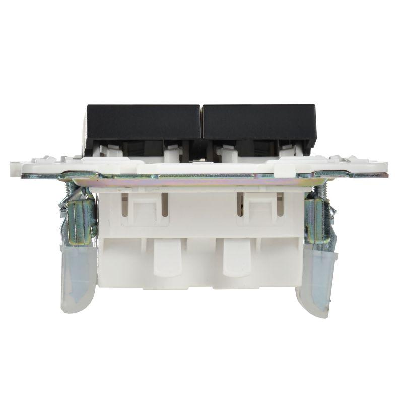  Выключатель 2-кл. SKANDY 10А SK-V09Bl с индикацией черн. IEK SK-V20-1-10-K02 фото в каталоге от BTSprom.by