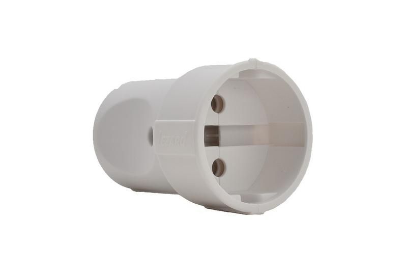 розетка штепсельная accessories без заземл. бел. lezard 715-1600-606w от BTSprom.by