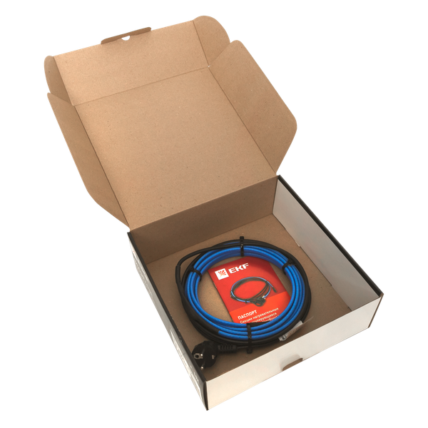  Кабель нагревательный саморег. 15Вт/м для обогрева трубопроводов StopFrost Inside 1м EKF SFI-15-1 фото в каталоге от BTSprom.by