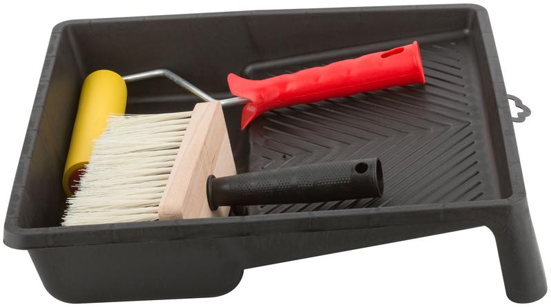  Набор для наклеивания обоев (ванночка 350х330мм+валик прижимной 150мм +макловица) FIT 03030 фото в каталоге от BTSprom.by