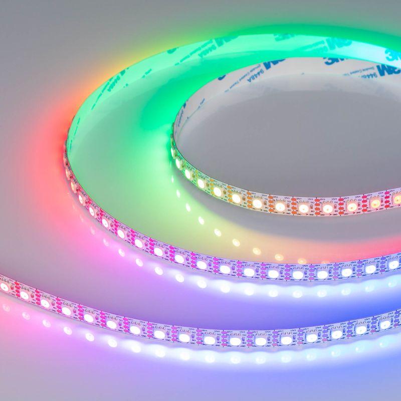лента светодиодная spi-b96-10mm 12v rgb-px1-bpt 13вт/м ip20 5060 открыт. (уп.5м) arlight 037868 от BTSprom.by