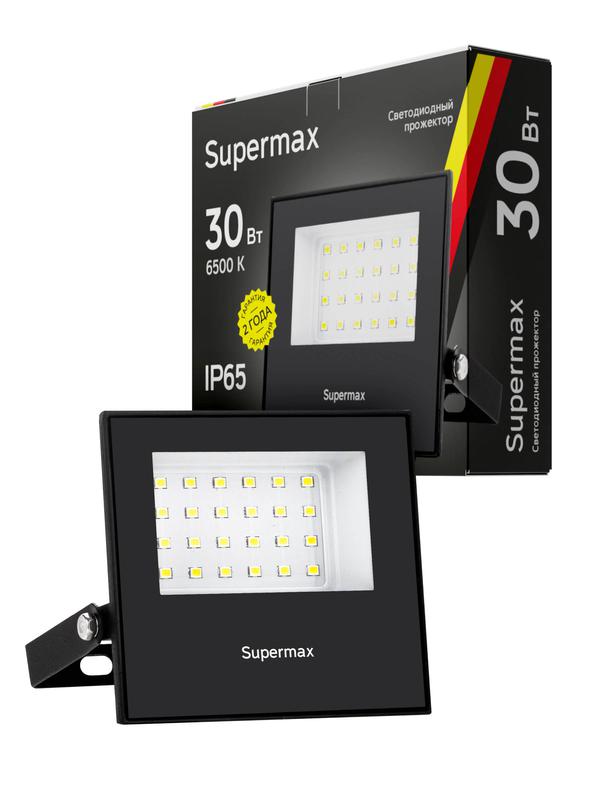  Прожектор светодиодный Supermax SPR 30Вт 6500К 3000лм IP65 КОСМОС S_PR_LED_30 фото в каталоге от BTSprom.by