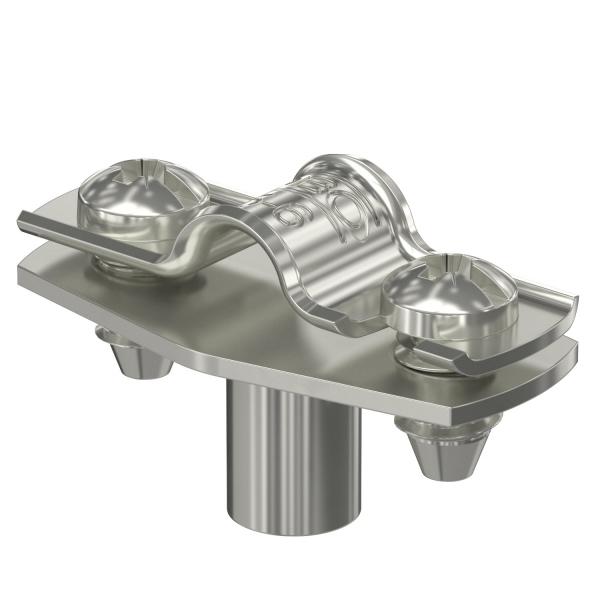 скоба крепежная дистанционная 5-6мм (с резьбовым соединением m6) из нерж. стали а4 obo 1362454 от BTSprom.by