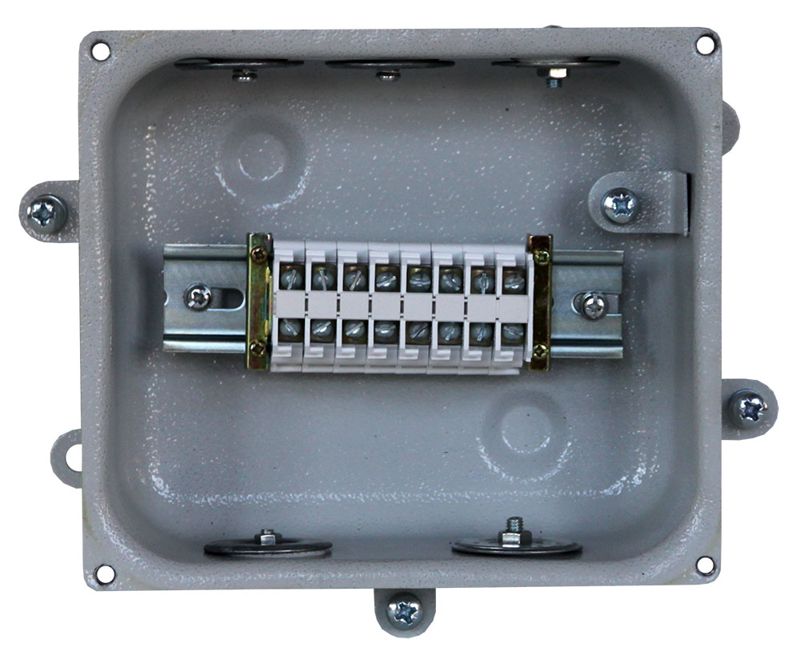 коробка клеммная кзн-08 у3 8 зажимов ip31 заглушка метал. электротехник et013205 от BTSprom.by