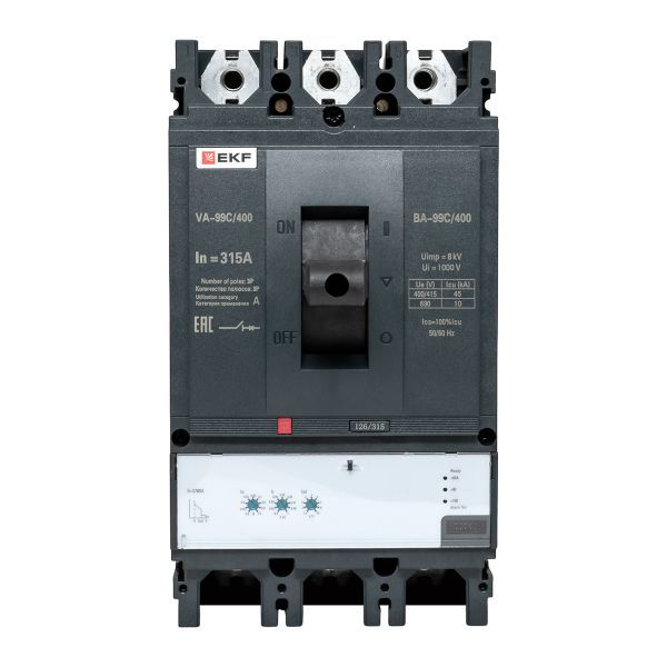  Выключатель автоматический 3п 400/315А 45кА ВА-99C Compact NS PROxima EKF mccb99C-400-315 фото в каталоге от BTSprom.by