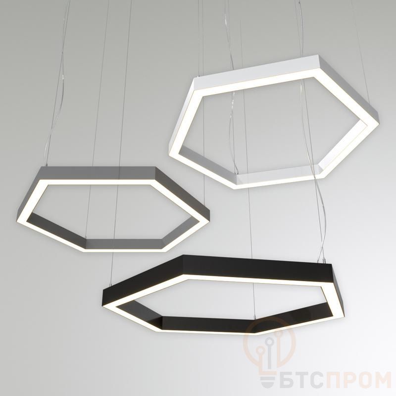 Светильник светодиодный RVE-PLS5070-HEXA-1030-N 78Вт 4000К 1030х892мм накладной анодир. RVElektro RVE00001838 фото в каталоге от BTSprom.by  Светильник светодиодный RVE-PLS5070-HEXA-1030-N 78Вт 4000К 1030х892мм накладной анодир. RVElektro RVE00001838 фото в каталоге от BTSprom.by